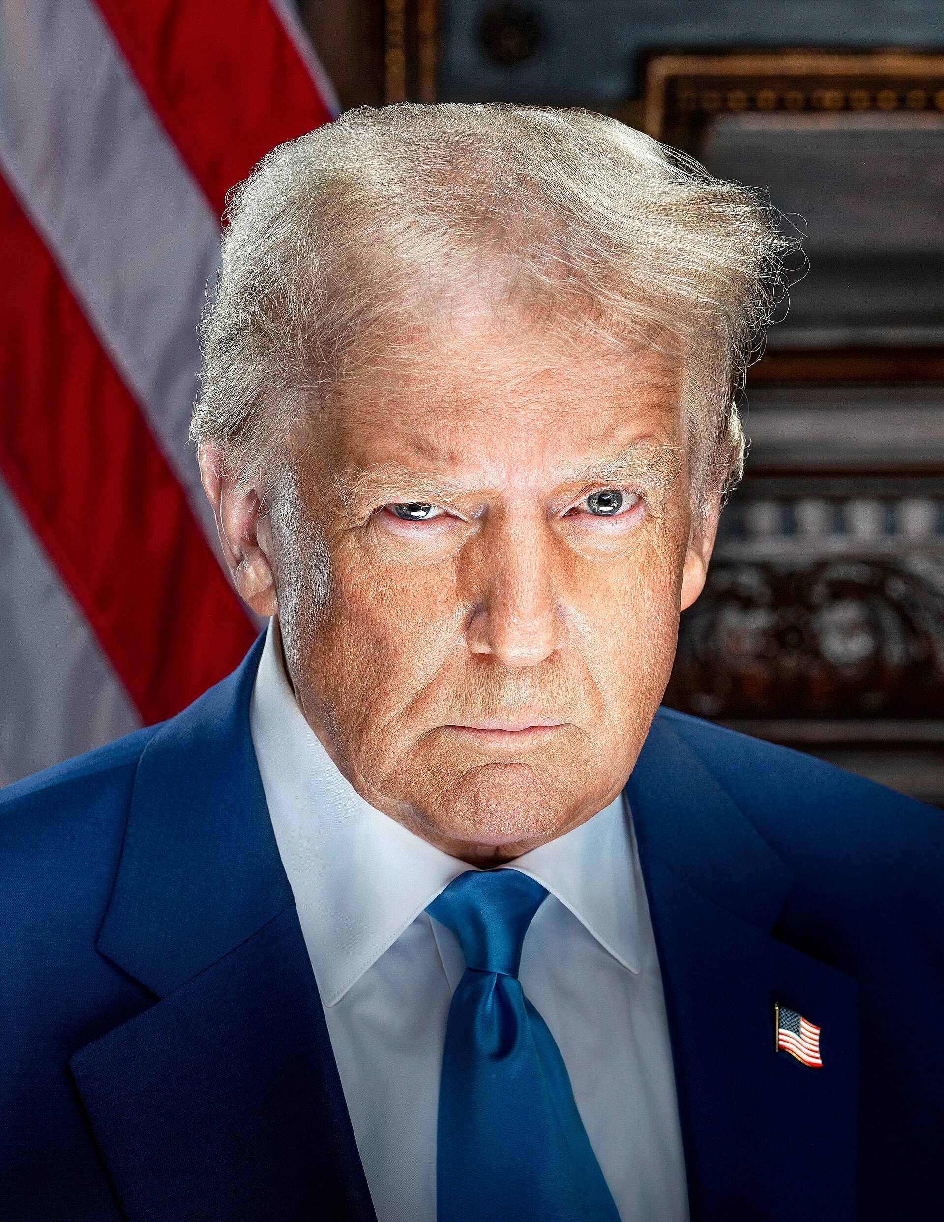 Retrato oficial del presidente de los Estados Unidos Donald J. Trump (2025)